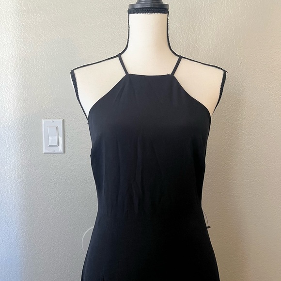 Lulus Black Midi Dress - Picture 5 of 8